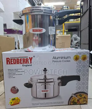 Redberry Aluminium Pressure Cooker 
7.5l