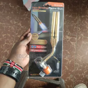 Twin Flame Gun, Brazing Gun, Gas Blow Torch Welding Torch Twin Cyclone