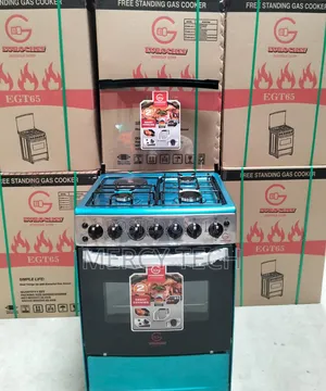 Eurochef 60x65cm 3 Gas + 1 Electric Standing Cooker With Electric Oven