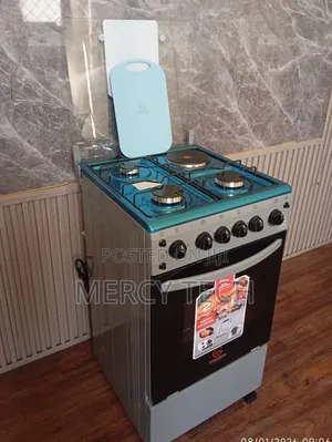 Eurochef 3 Gas + 1 Electric Standing Cooker With Rotisserie