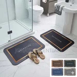 40x60cm Super Absorbent Quick Dry Diatomite Bathroom Mat Anti-Slip