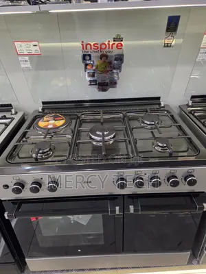 Mika 60x90cm Standing Cooker Mst9041weg4sb (Silver/Mirror Black)