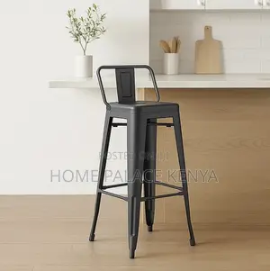 Counter Stool: Heavy Duty Iron Bar Stool With Steady Design