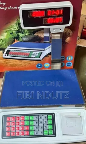 50kg Receipt Scale Printer/Rechargeable Printing Scale
