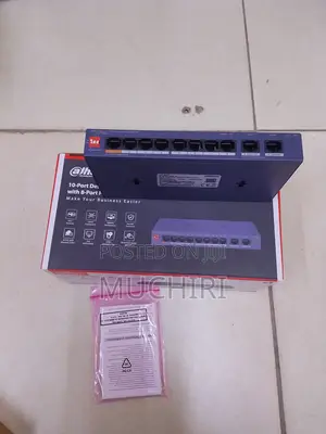 Dahua 10port Desktop Managed Switch With 8 Port Poe