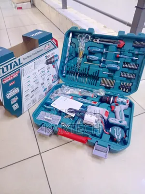 Total Thkthp11652 165pcs Heavy Duty 66nm Electric Drill Combo Kit