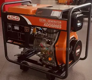 Aico Japan Adg6000s Open Diesel Air Cooled Generator 7.5 Kva