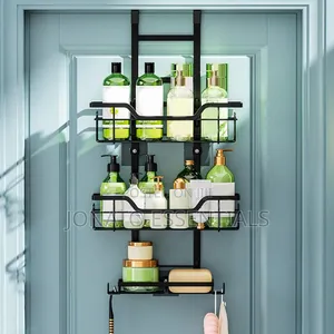 3-Tier Over the Door Bathroom Organizer Shower Caddy Rack