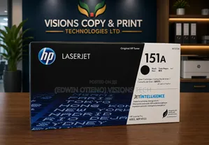Hp 151a Black Toner Cartridge (Part Number: W1510a)