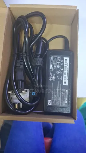Hp Laptop Blue Pin Type Complete Charger With Adapter