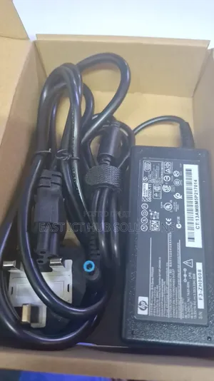 Hp Laptop Blue Pin Type Complete Charger With Adapter