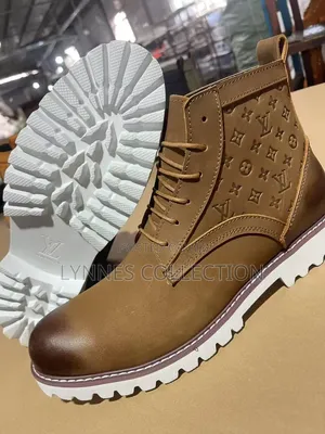 Louis Vuitton Brown Boots • Luxury Fashion Footwear