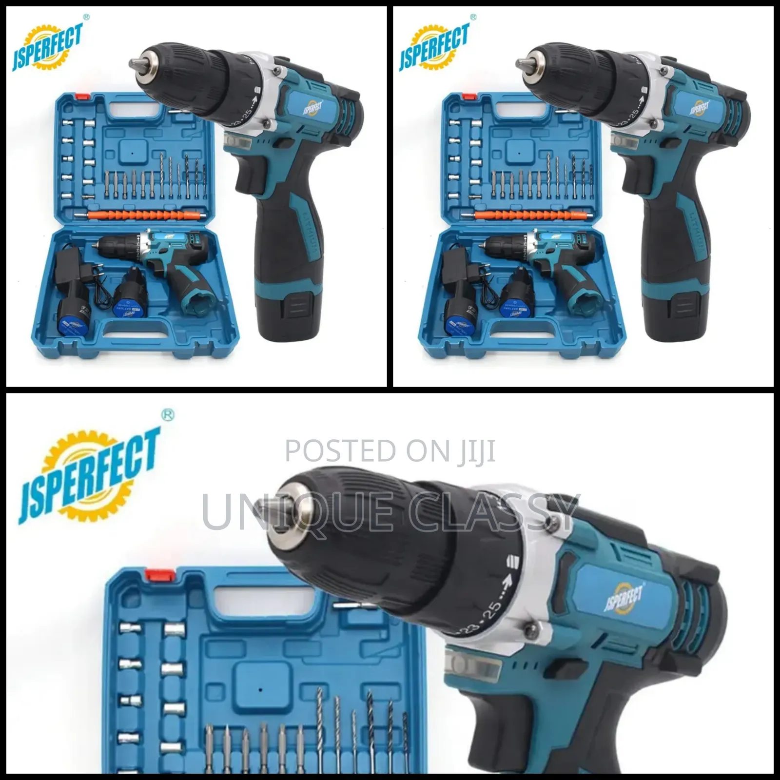 Cordless Power Drill 12v With 2 Batteries