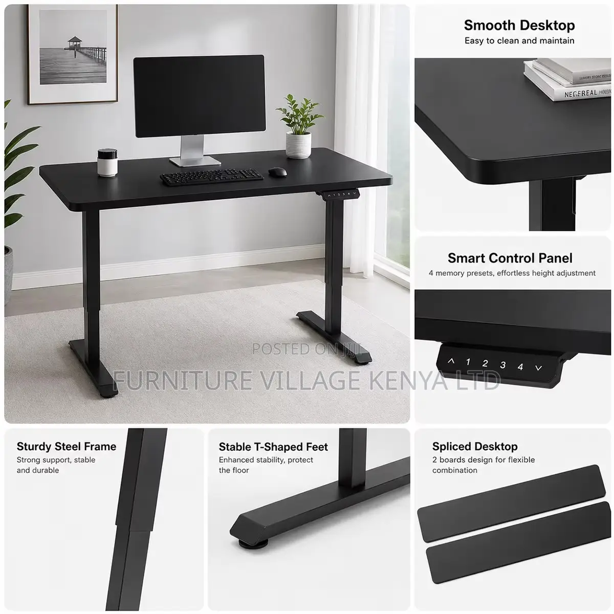 Automatic Smart Electric Sit Stand Office Desk
