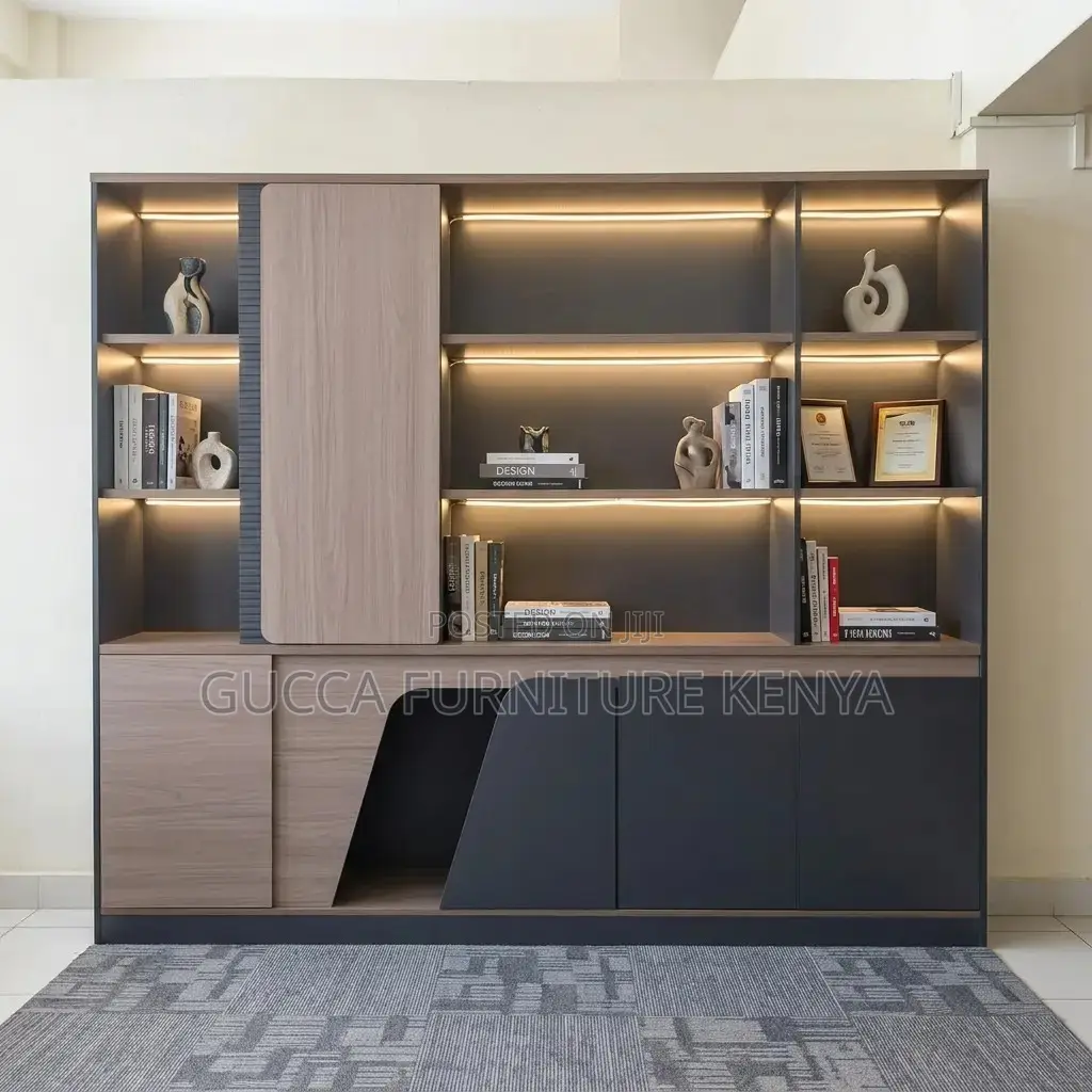 Modern Executive Storage Cabinet With Light