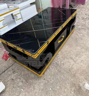 Black Marble Topping Executive Coffee Table