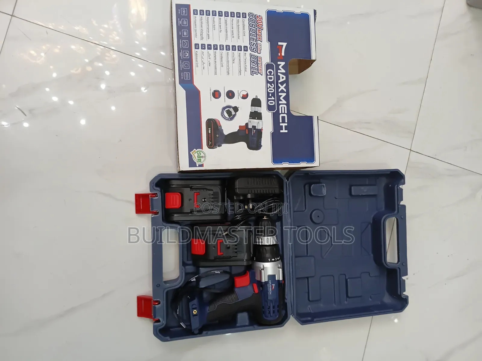 Maxmech Cd 20-10 20v Cordless Drill Set