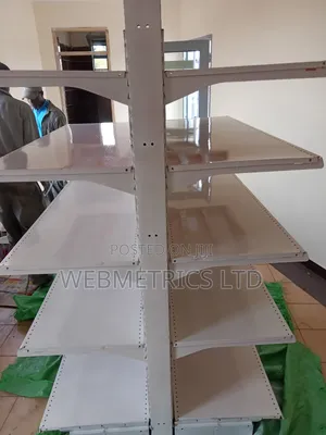 Middle Supermarket Shelves