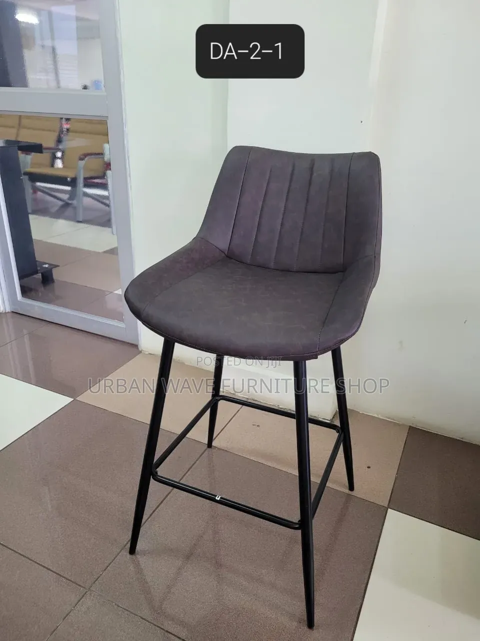 Grey Strong Bar Stools