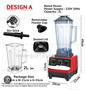 4500watts 2 Litres 6 Blase Silver Crest Blender