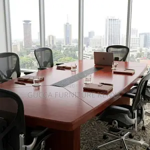 2-Meters Mahogany Cooperate Boardroom Table