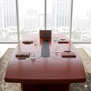 2-Meters Mahogany Cooperate Boardroom Table