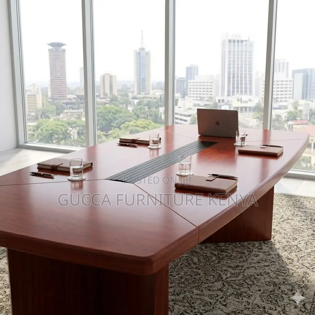 2-Meters Mahogany Cooperate Boardroom Table