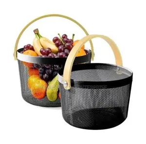 Pantry Mesh Wire Fruit Basket
