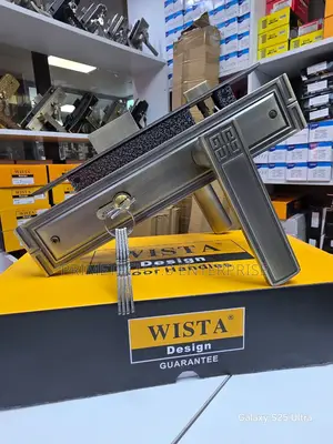 188mae Wista Steel Door/Mahogany Door Lock