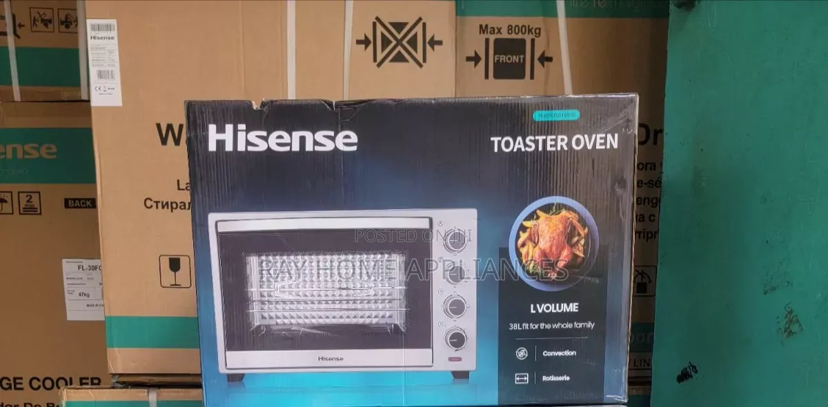 38litres Hisense Toaster Oven.