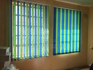 Vertical Window Blinds for Office Light Management