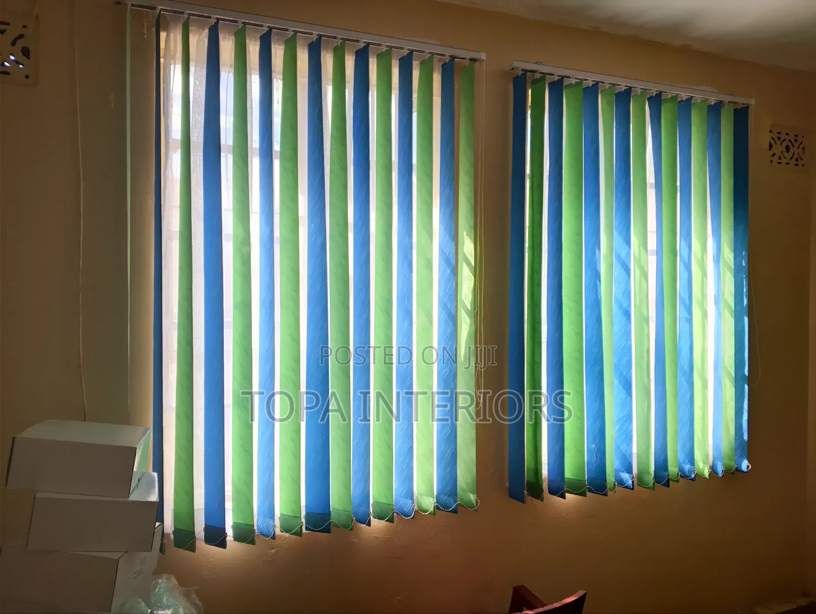 Improve Your Office Space With Vertical Office Window Curtain Blind