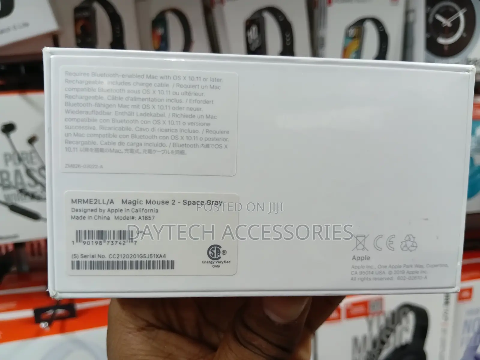 Apple Magic Mouse 2 Model A1657 Space Gray