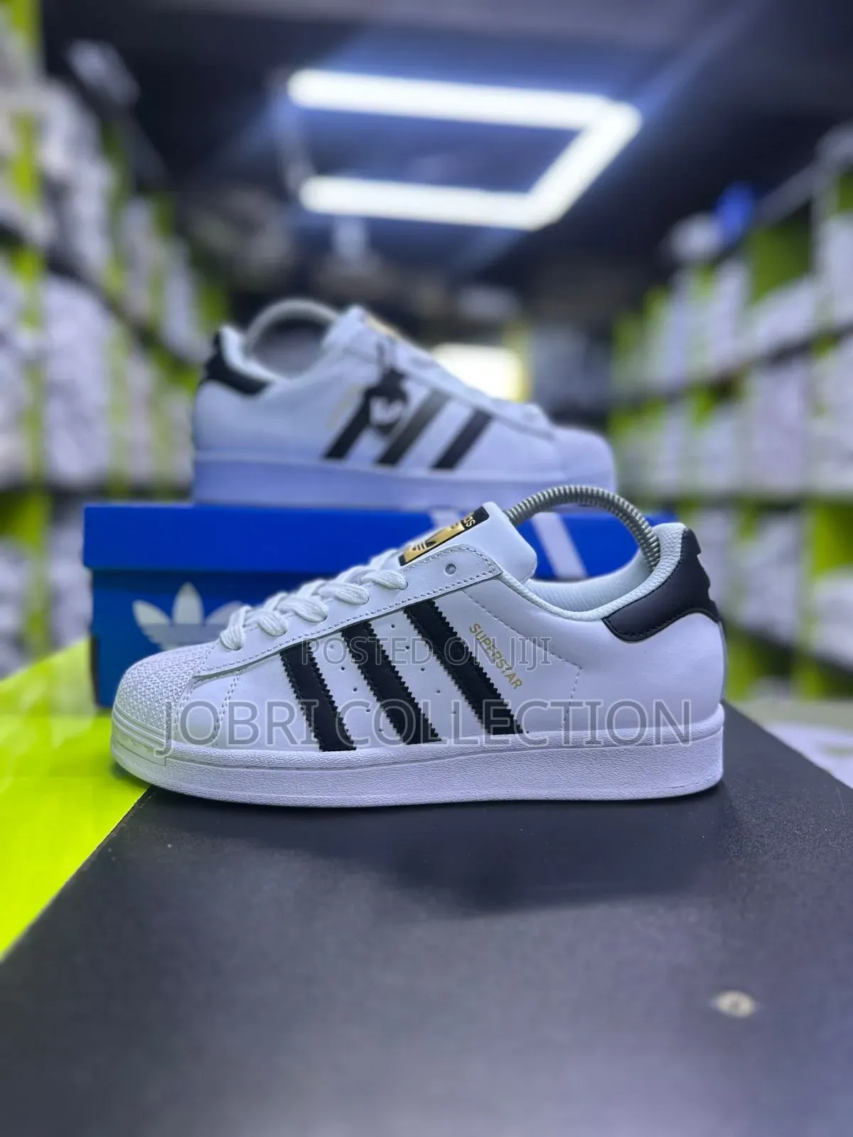 White Adidas Superstar Sneakers