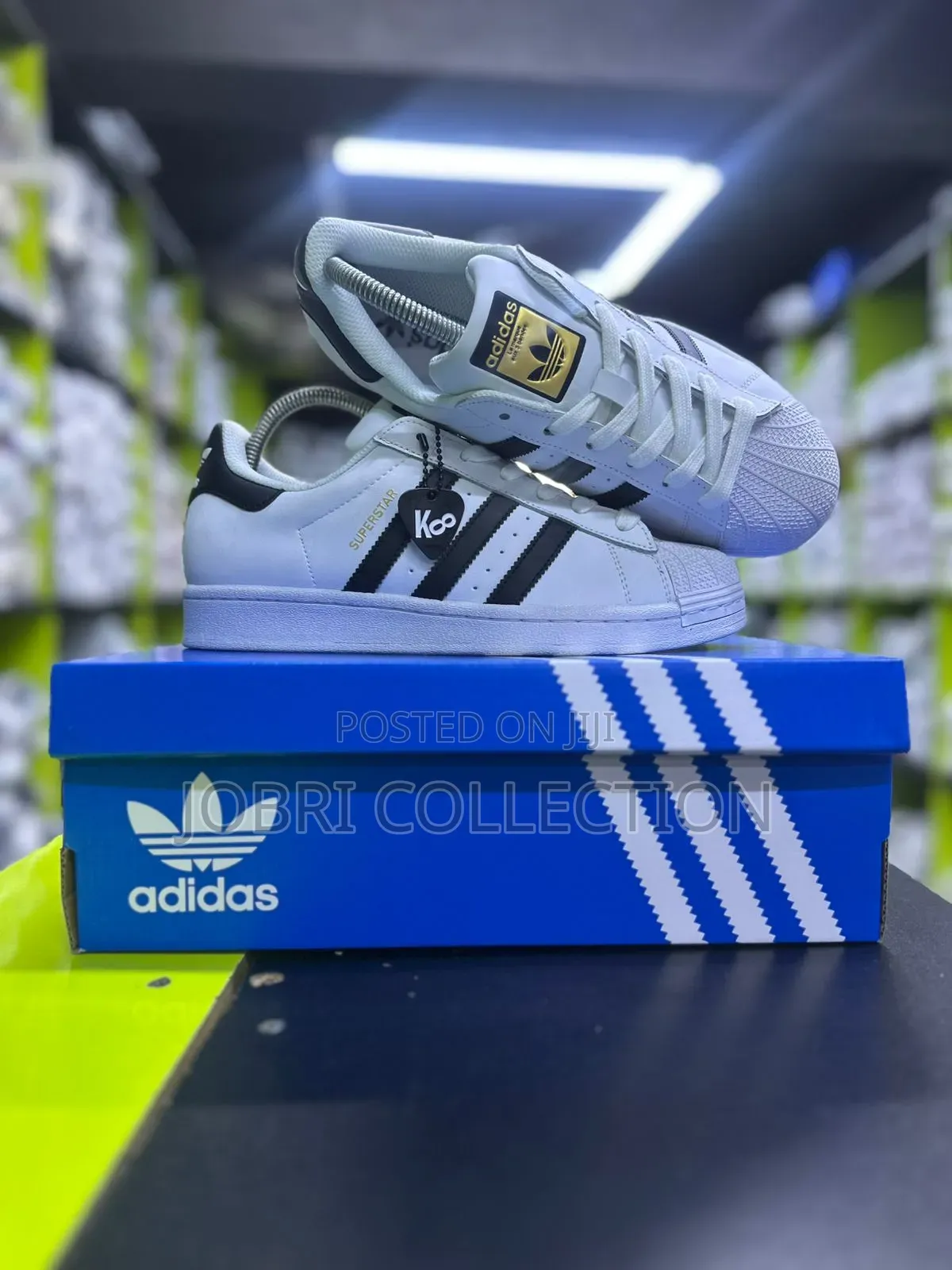 White Adidas Superstar Sneakers