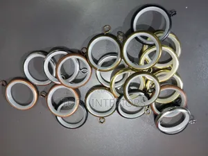 Silent Drapery Metal Rings With Plastic Rubber