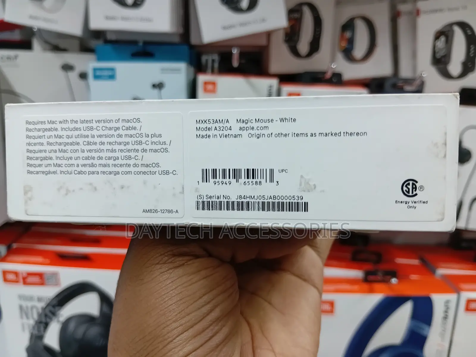 Apple Magic Mouse (Usb‐C) With Multi-Touch Surface - White