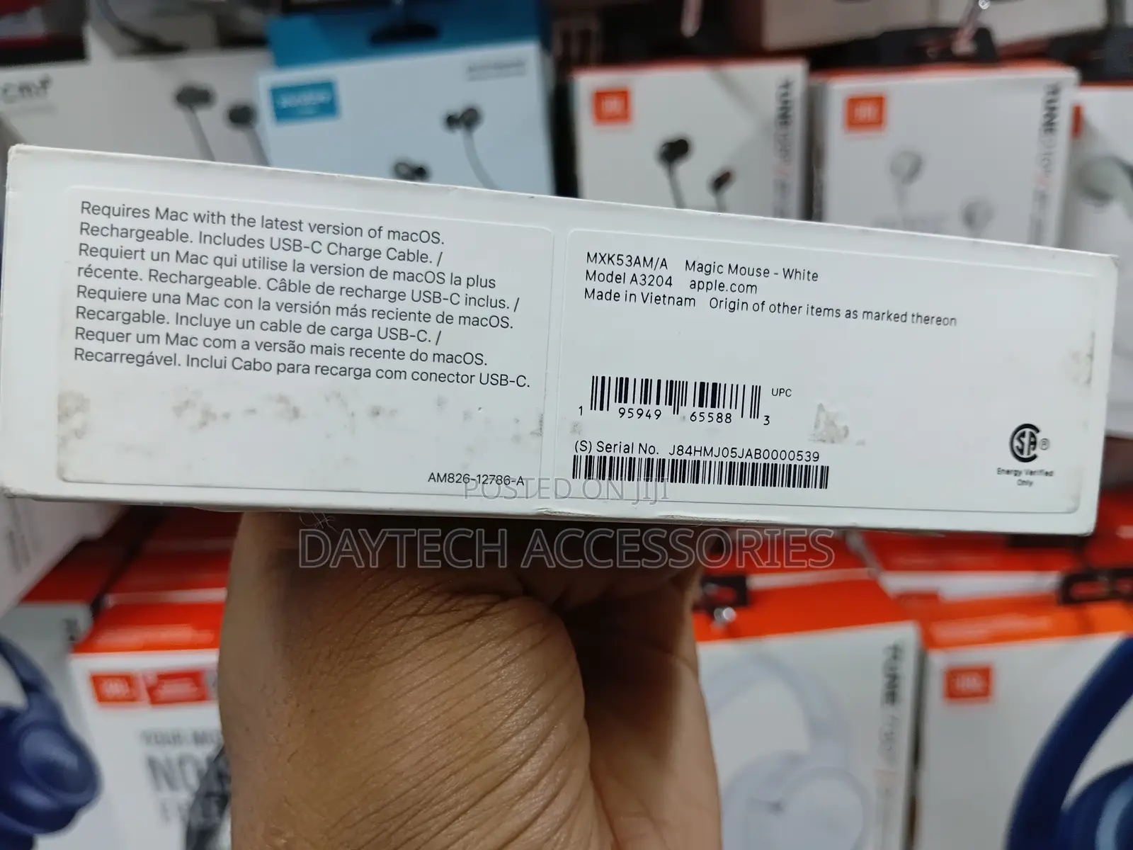 Apple Magic Mouse (Usb‐C) With Multi-Touch Surface - White