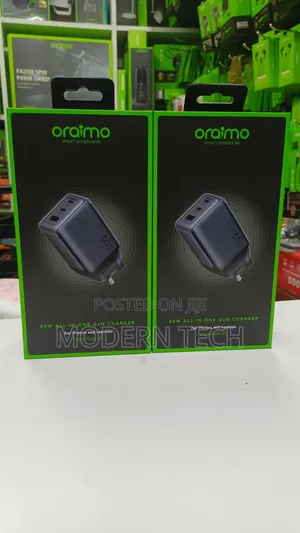 Oraimo Hypergan 65 High-Speed Usb-C Wall Charger Kit