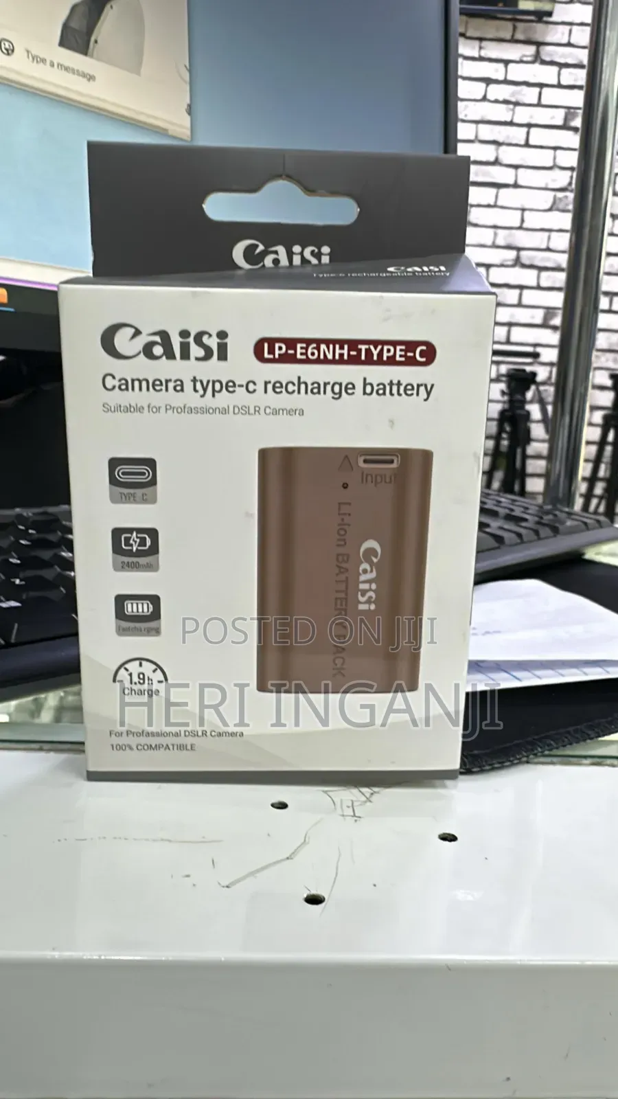 Caisi Lp-E6nh Battery Type C