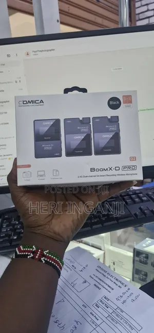 Comica Audio Boom X-D Pro D2 Ultracompact 2-Wireless Microphone