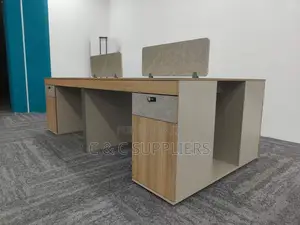 4-Way Office Workstation With Power Socket