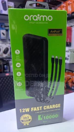 Original Oraimo Slice Link 10000mah Slim Power Bank