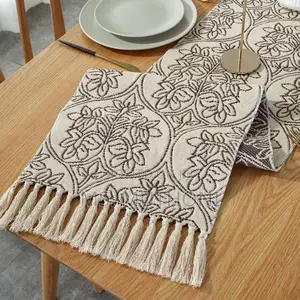 Premium Floral Moroccan-Style Table Runner