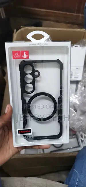 Samsung Galaxy S24 Premium Transparent Magsafe Wucase Back Cover
