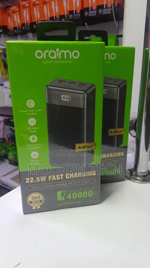 Oraimo Powerbox 400 40000mah Power Bank – Best Long Lasting Battery