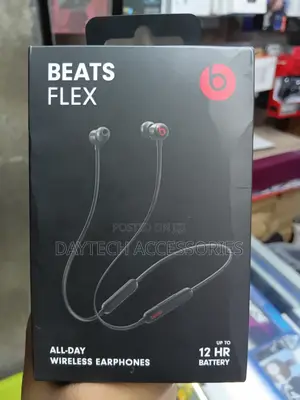 These Are Beats by Dr. Dre Flex Wireless in-Ear Headphones in Black.
