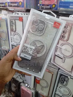 iPhone 13 Pro Max Electroplated Glitter Case With a 3d Butterfly