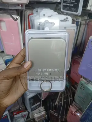 Samsung Galaxy Z Flip 6 With a Metal Ring Holder and Hinge Protection