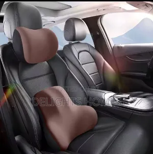 2ps Set Car Headrest and Backrest Lumbar Support_zaw